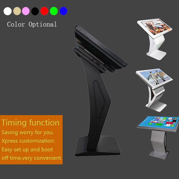 42 inch interactive touch screen kiosk with card reader