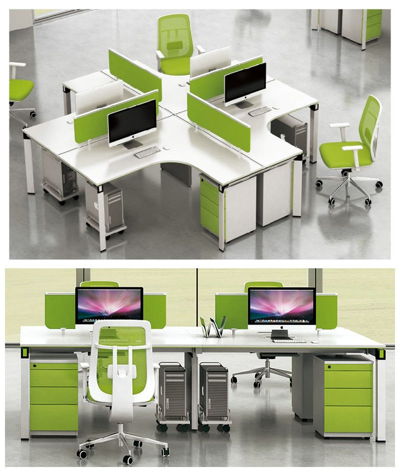2016 New Design Modern 6 Person Seats Fsc Forest Certified Approved by SGS Office Workstation for Green Office Work Station System Combination Partition (H50)