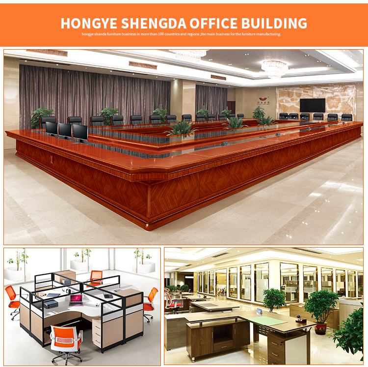 2019 New Style L Shape Executive Office Computer Desk Table Office Furniture with Fsc Certificate Office Furniture Contract (LD-D0118)