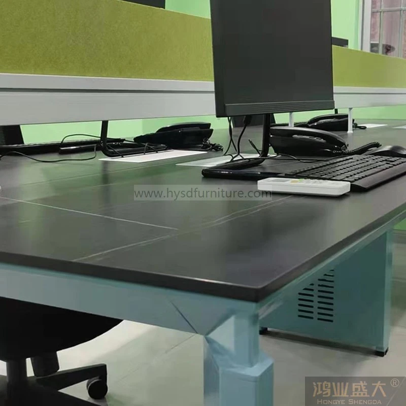 2020 New Style Luxury Sintered Stone L Shape Executive Office Table Desk for Office Furniture (YB-2020-1)