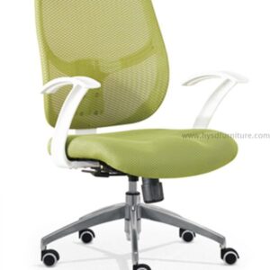mesh chair with armrest;revolving office chair