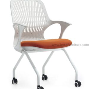 mesh chair with wheels