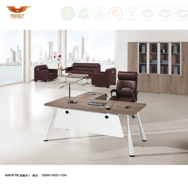 Fashion Office Manager L Shape Executive Desk (H20-0170)