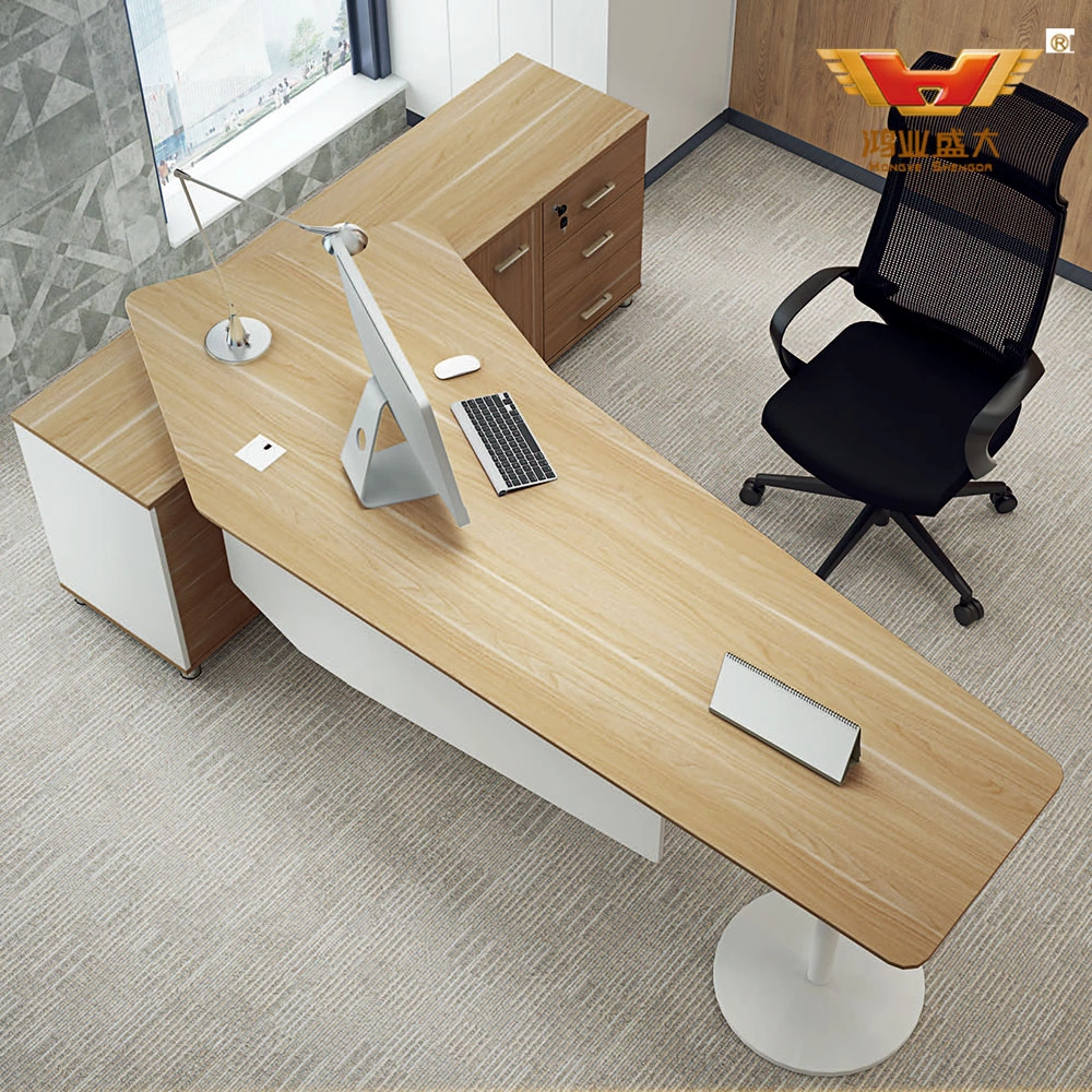 Luxury Executive Office Table Specifications Wooden Boss Office Furniture Set