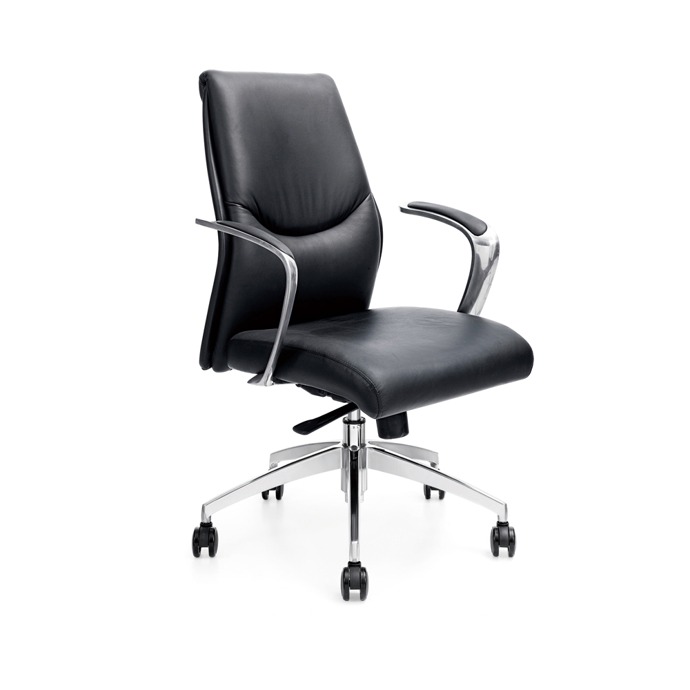 Morden Leather Mid Back Office Chair