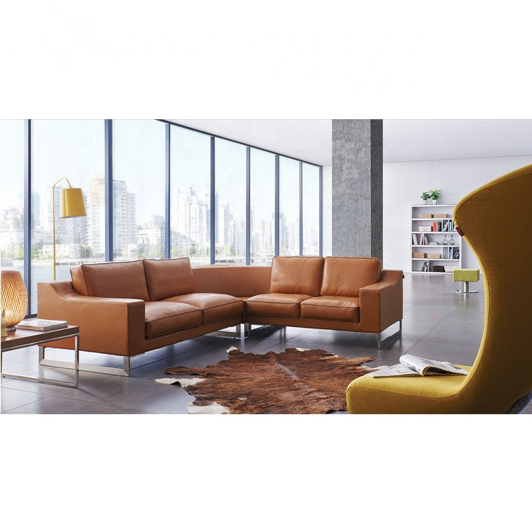 Office reception sofa used leather sofa l shaped 7 seater sofa set design image