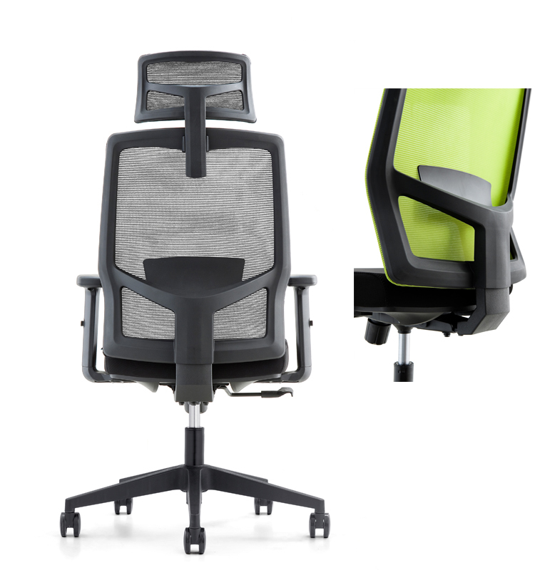 Promotional Manager Ergonomic  Seating in Black Nylon Frame