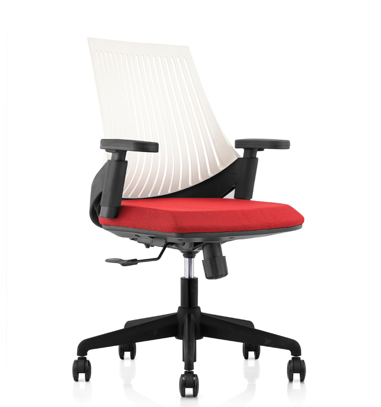 Flexible back white nylon mesh office Chair