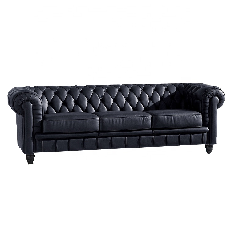 Sofa set chesterfield furniture nairobi chesterfield sofa genuine leather tufted  ten leather sofa