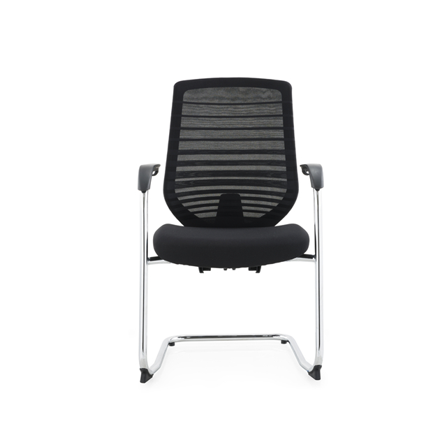 Wholesale Mid Back Black Mesh Visitor Chair without Wheels