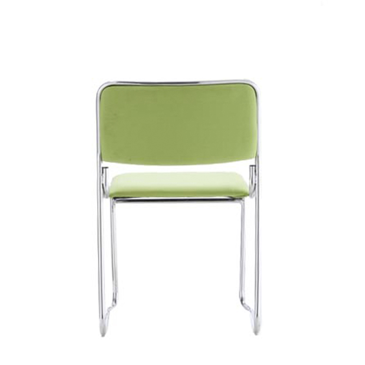 Green PU modern conference aluminium Chair