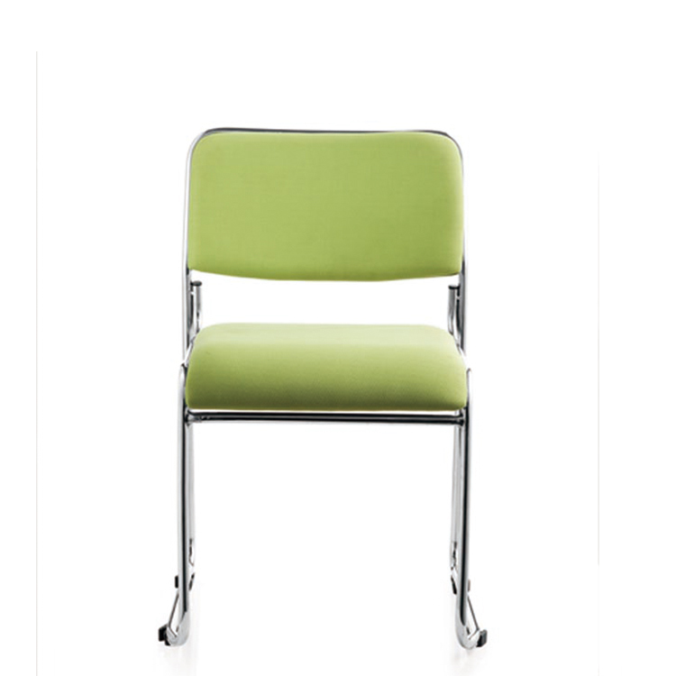 Green PU modern conference aluminium Chair
