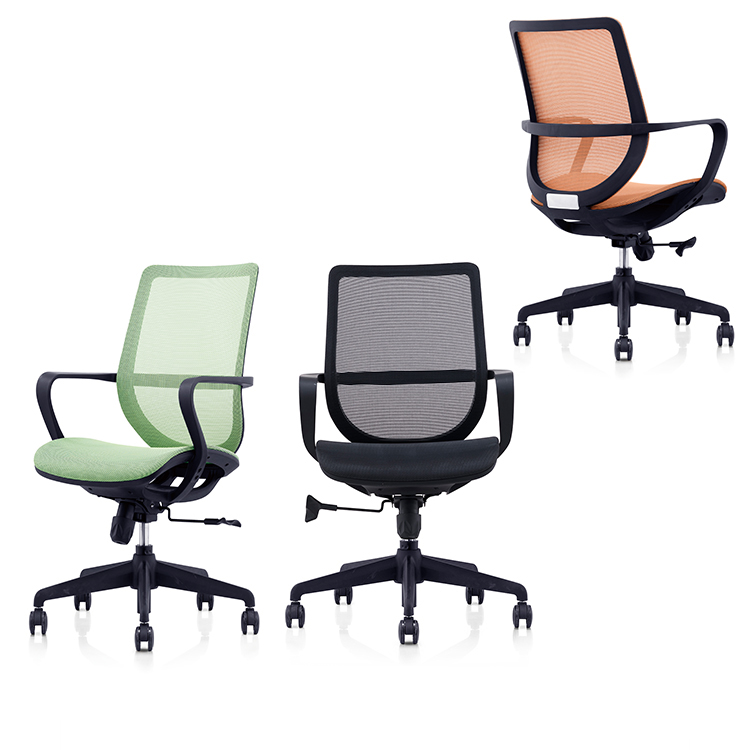 Colorful Office Ergonomic Full Mesh  Chair With Seat Slide
