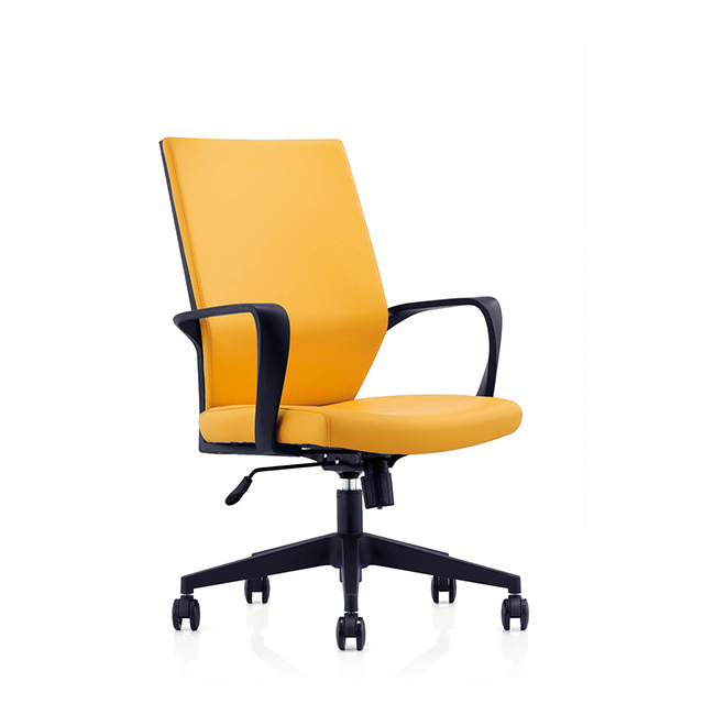 Ergonomic Low Back Office Staff Chair  With Wheels