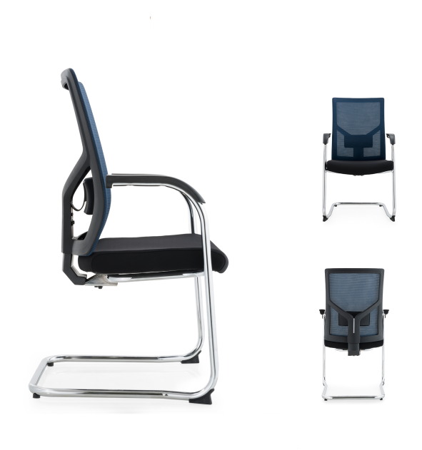 Hot sale cheap toast painting cantilever base guest and visitor reception mesh office chair