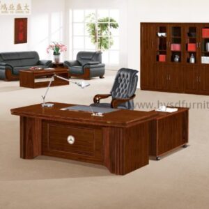 manager office executive desk;solid wood furniture