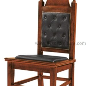 Special wooden leather chair