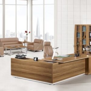 modern wooden executive desk
