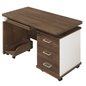 3drawer lock small staff office desk side table