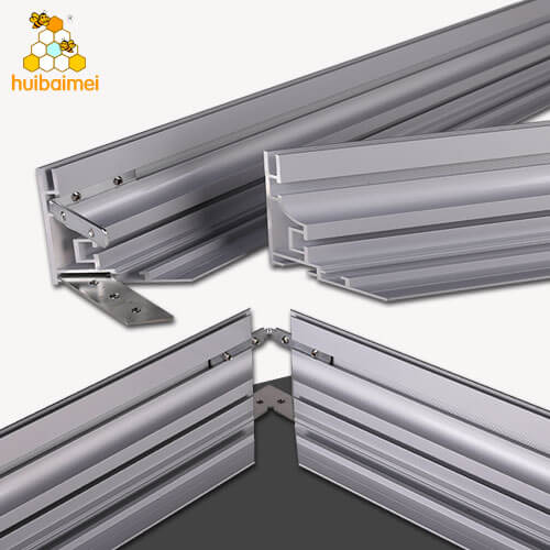 Single side 80mm extrusion anodized aluminum fabric picture profile for advertising light box - Image 3