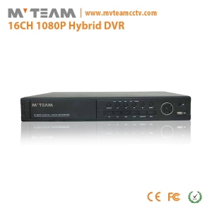 16CH 1080P AHD TVI CVI CVBS NVR Hybrid 5 in 1 dvr support 2pcs HDD(6416H80P)