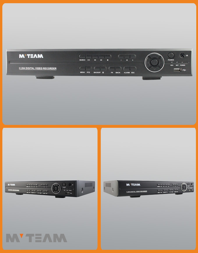 H.264 4CH 1080P 5 in 1 Hybrid MVTEAM brand surveillance dvr(6404H80P)