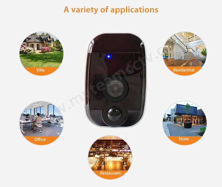 Wireless Mini Battery WiFi Camera Outdoor Waterproof Smart IP Security Camera For Home, Office, Pets, Villa