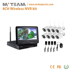 8CH Wireless IP Camera Kit with 10 inch LCD Screen and WIFI Module(MVT-K08)