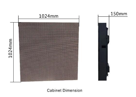 Outdoor Small Pitch Led Display SMD P4 Advertising Video Wall For Billboard 0