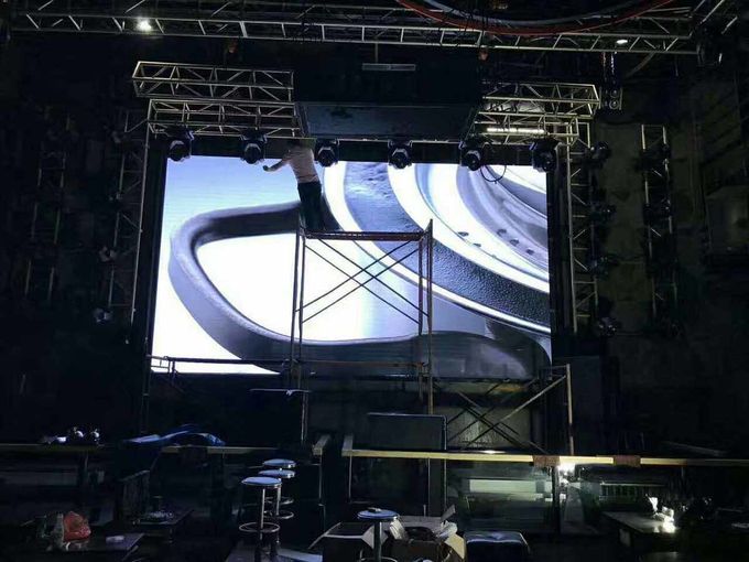 Pixels 4mm Indoor Hd Led Display 4k For Stage Video Wall / Concert Backdrop 0