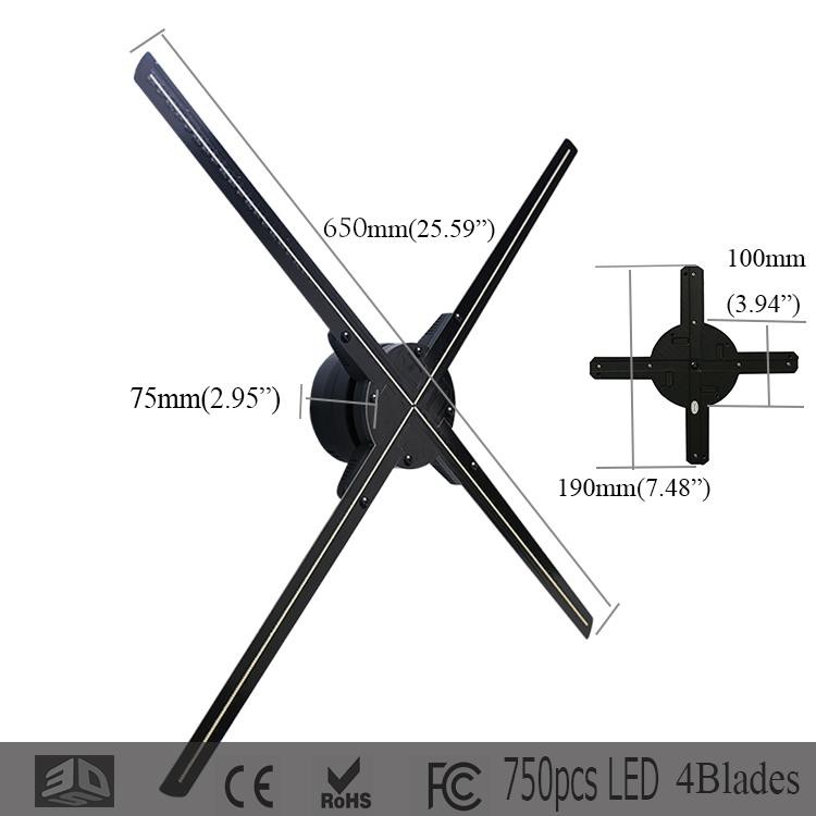 65cm hologram fan