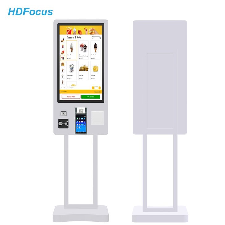 32" Self Ordering Checkout Machine Pos Kiosk