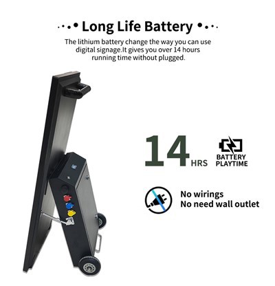 43 Inch Android Battery Powered Movable Kiosk - Image 5