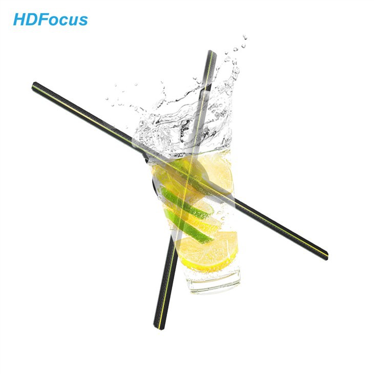Advertising Hologram 3D Fan Four Blades 1920*1152 65cm Indoor