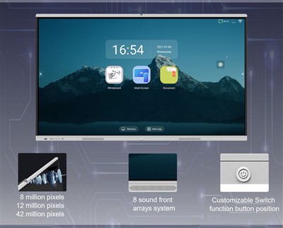 Interactional 75inch Flat Panel 4K Screen - Image 7